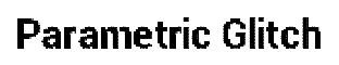 Parametric Glitch Bold preview