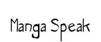 Manga Speak original font preview