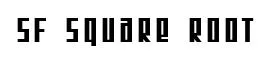 SF Square Root Bold preview