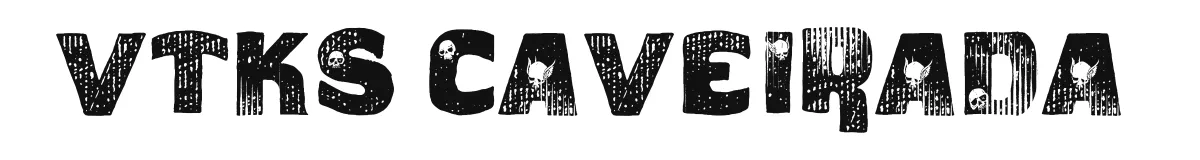 vtks caveirada font preview