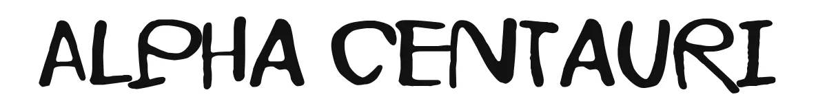 Alpha Centauri original font preview