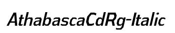 AthabascaCdRg-Italic