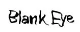 Blank Eye original font preview