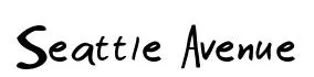 Seattle Avenue original font preview