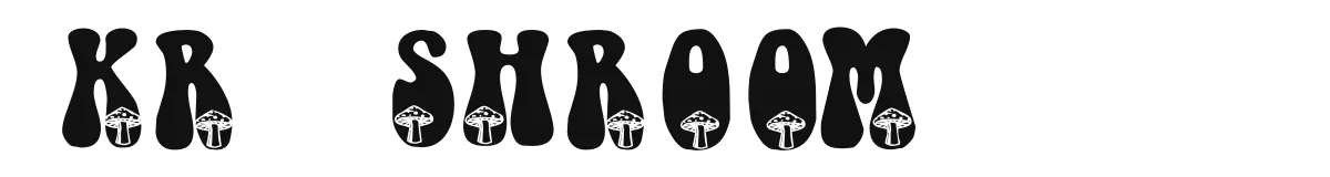 KR Shroom original font preview