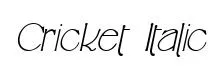 Cricket Italic