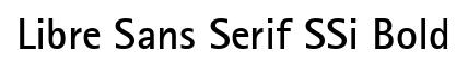 Libre Sans Serif SSi Bold