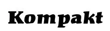 Kompakt original font preview