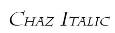 Chaz Italic