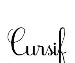 Cursif