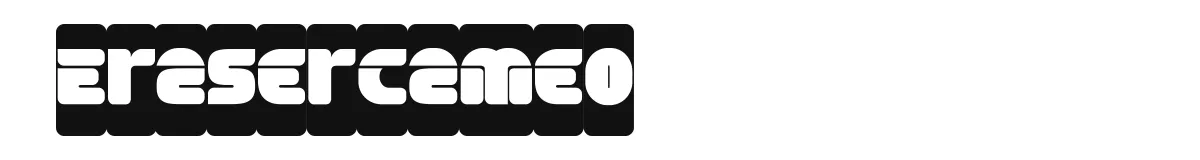 EraserCameo original font preview