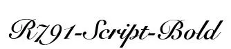 R791-Script-Bold