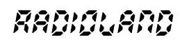Radioland font preview