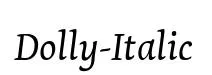 Dolly-Italic