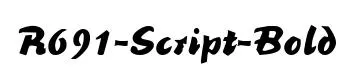 R691-Script-Bold