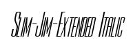 Slim-Jim-Extended Italic
