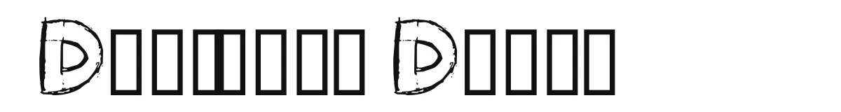 Dumpster Diver original font preview