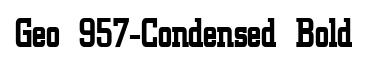 Geo 957-Condensed Bold