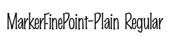 MarkerFinePoint-Plain Regular
