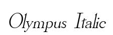 Olympus  Italic