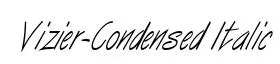 Vizier-Condensed Italic