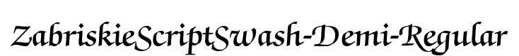 ZabriskieScriptSwash-Demi-Regular