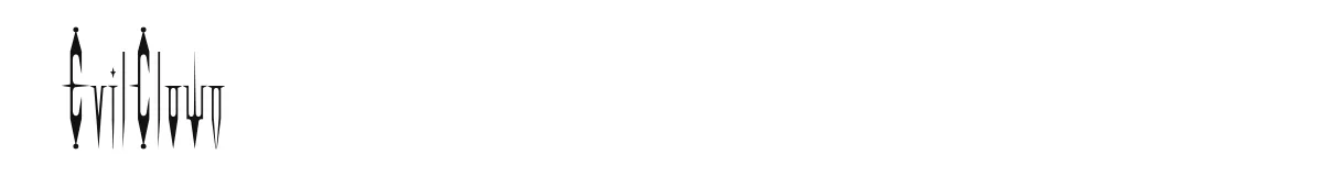 EvilClown original font preview