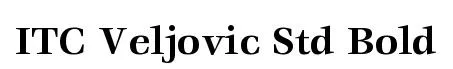 ITC Veljovic Std Bold