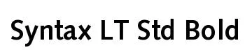 Syntax LT Std Bold