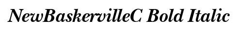 NewBaskervilleC Bold Italic