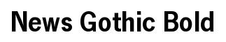 News Gothic Bold
