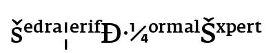 FedraSerifA-NormalExpert
