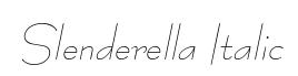 Slenderella Italic