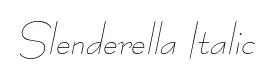 Slenderella Italic