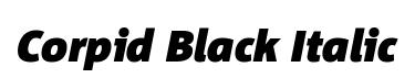 Corpid Black Italic