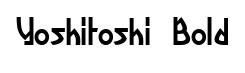 Yoshitoshi Bold