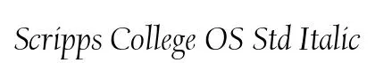 Scripps College OS Std Italic