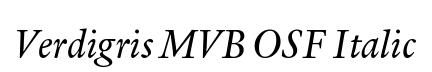 Verdigris MVB OSF Italic