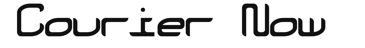 Courier Now original font preview