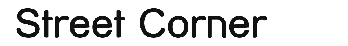 Street Corner Bold preview