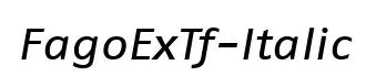 FagoExTf-Italic