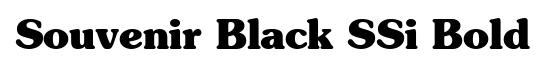Souvenir Black SSi Bold