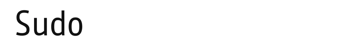 Sudo font preview
