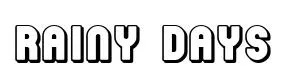 Rainy Days font preview