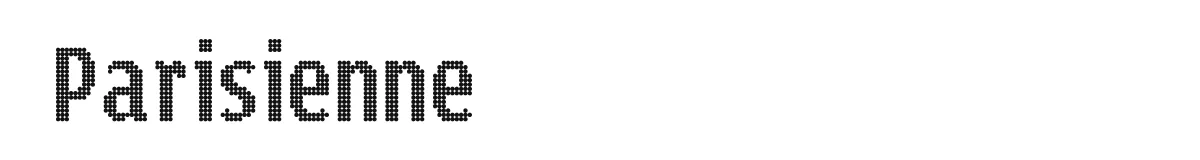 Parisienne font preview