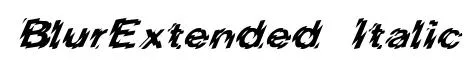 BlurExtended  Italic