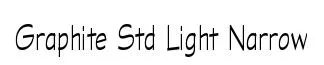 Graphite Std Light Narrow