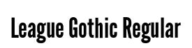 League Gothic Regular