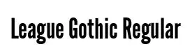 League Gothic Regular