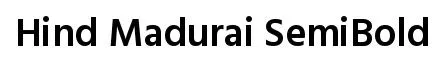 Hind Madurai SemiBold